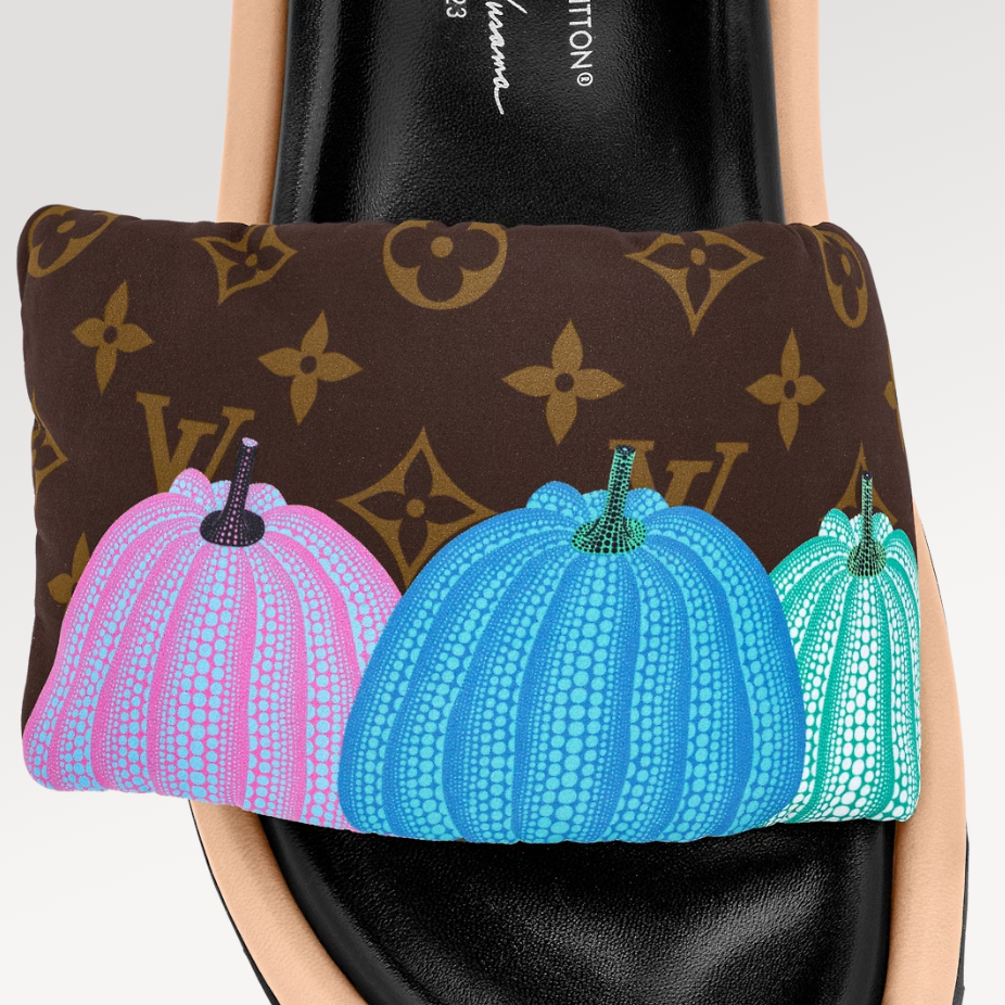 LV x YK Pool Pillow Flat Comfort Mule